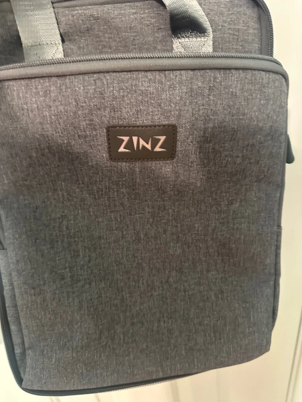 Zinz Grey Laptop Sling Bag with Front Pocket Never Used